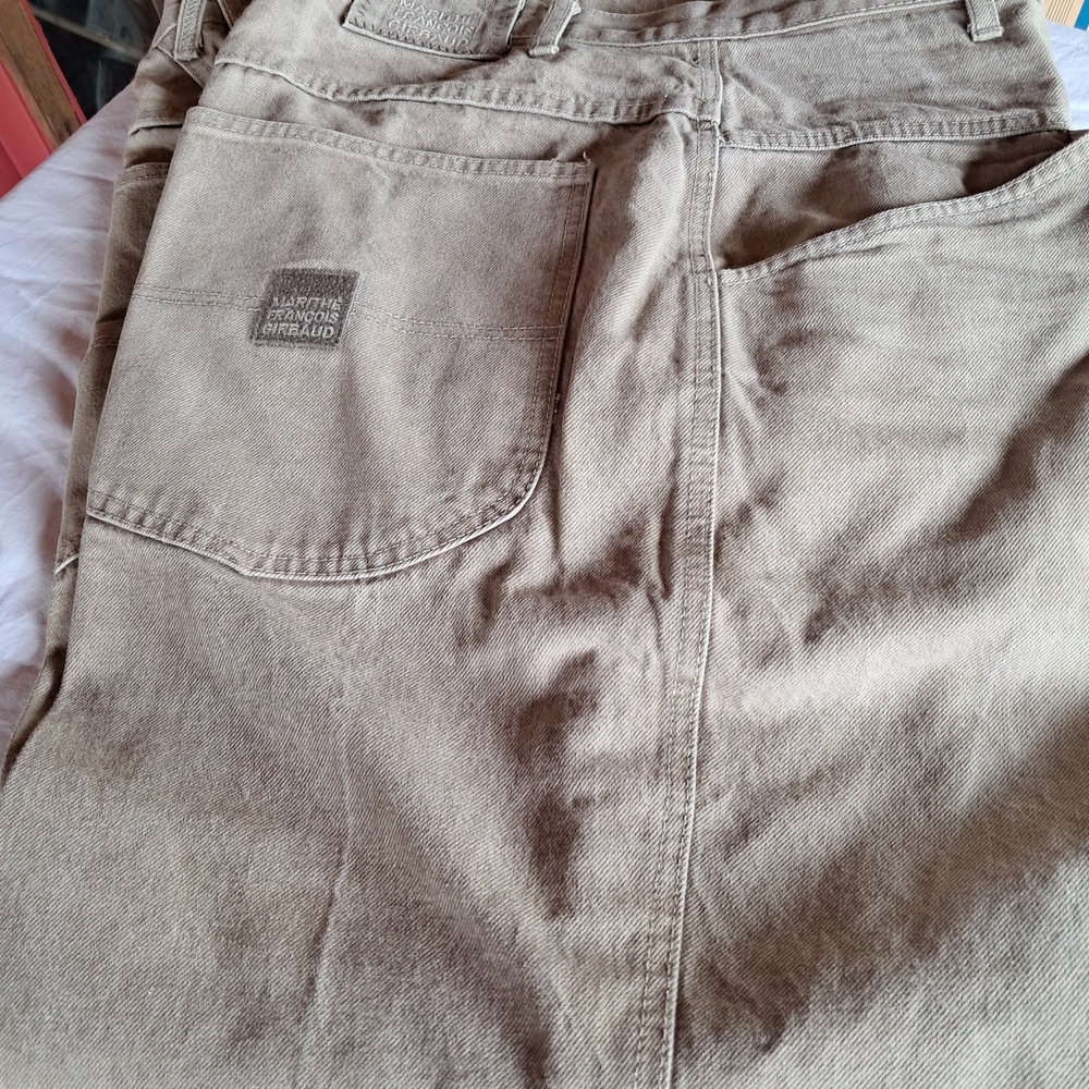 VINTAGE Men's Marithe Francois Girbaud Jean Tan Pants Size 40M